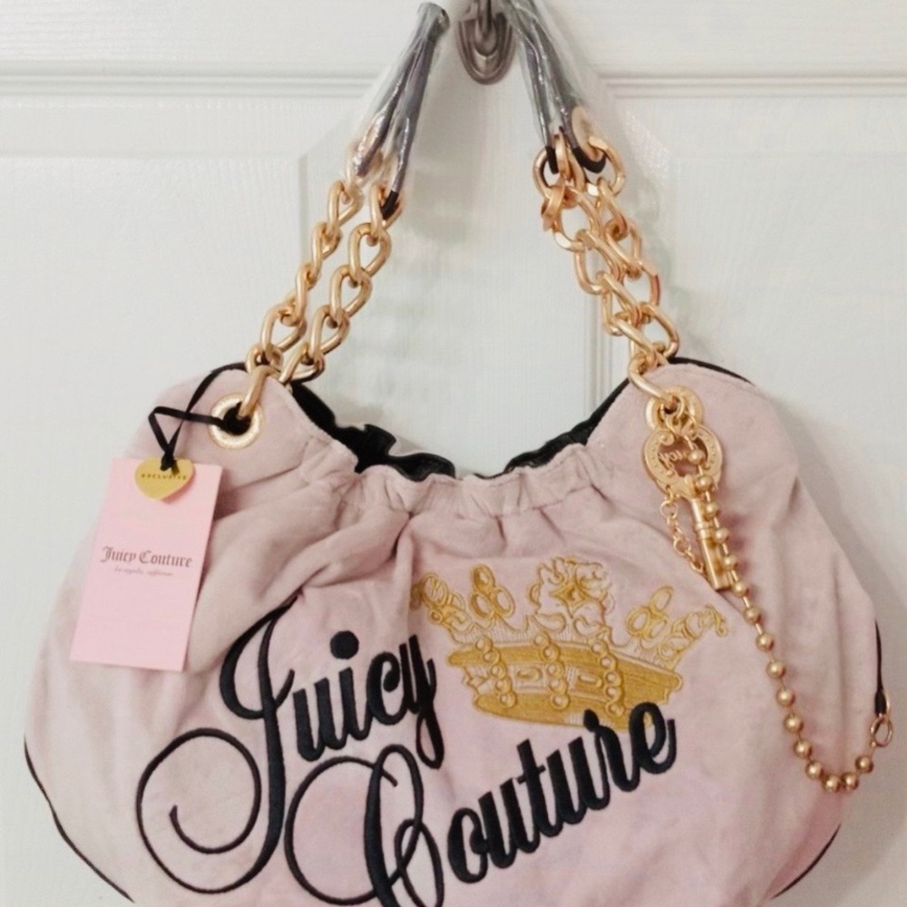 Juicy Couture Four Poster Blush & Gold Shoulder Bag